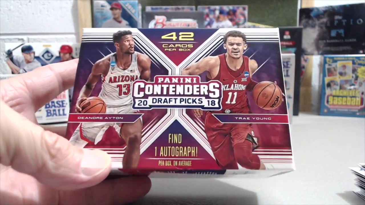 2018 Panini Contenders Draft Basketball Blaster Box 1 Auto