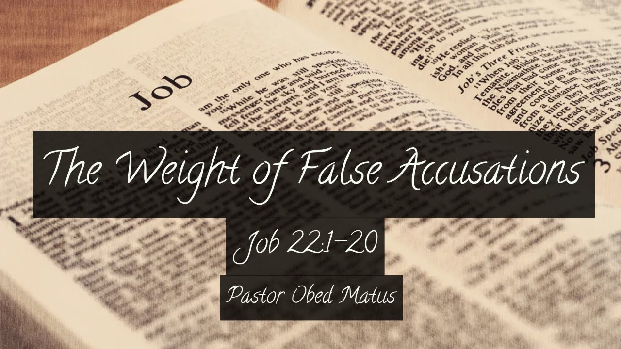 October 4, 2025 Worship Service Livestream — The Weight of False Accusations