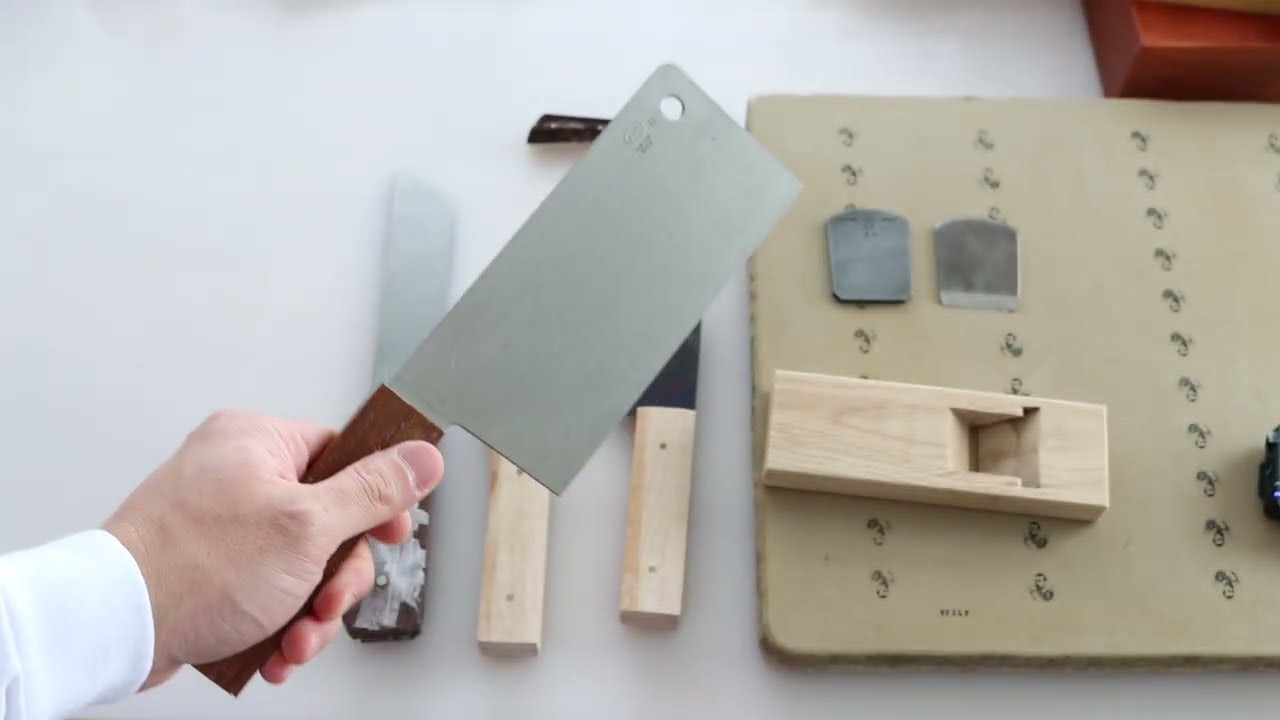 PROGRESS ON SELF MADE KNIVES