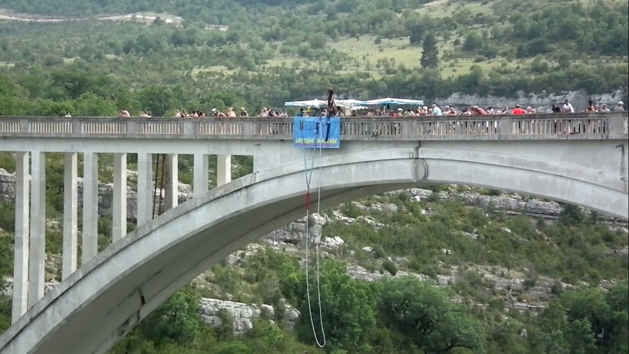 Saut à l'élastique - Pont de l'Artuby - 182m