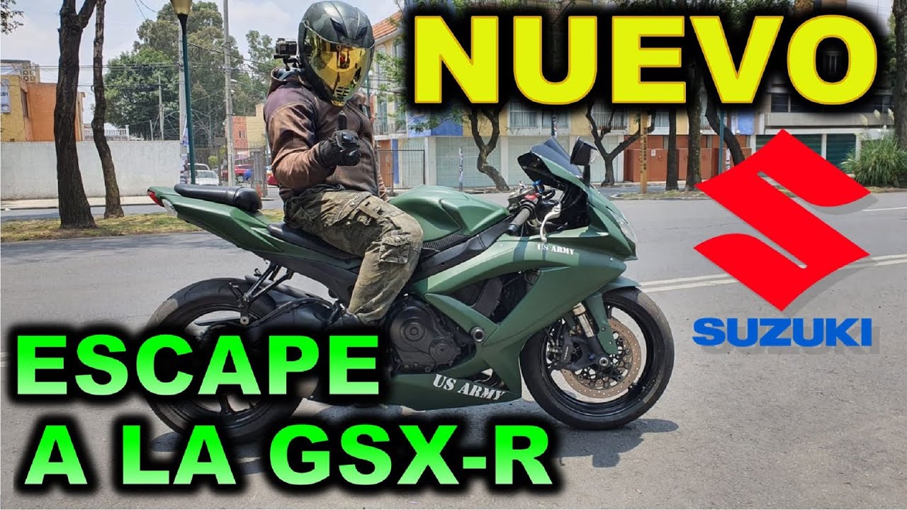 NUEVO ESCAPE PARA A LA GSXR 600 SERIE GSXR BLITZ RIDER CAP 9