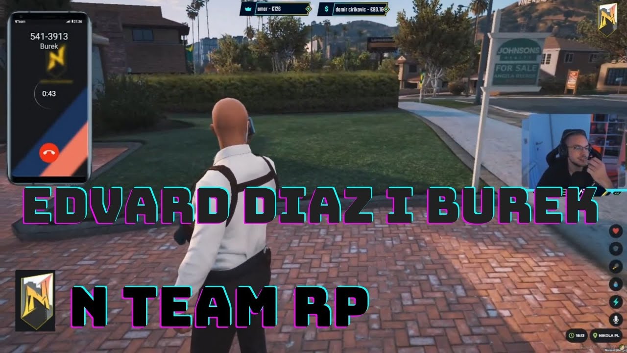 Edvard Diaz  i Burek razgovor *N TEAM RP*