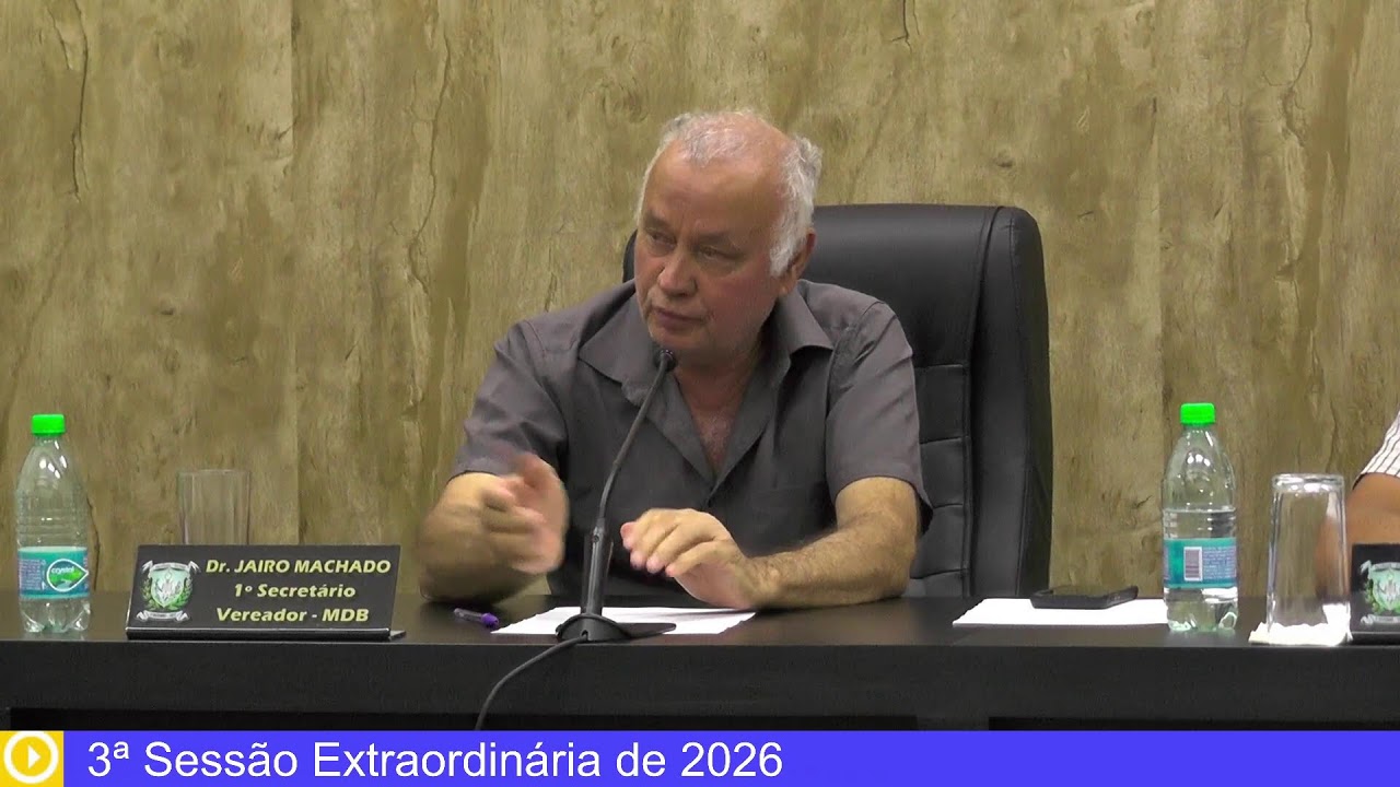 3ª Sessão Extraordinária de 2026