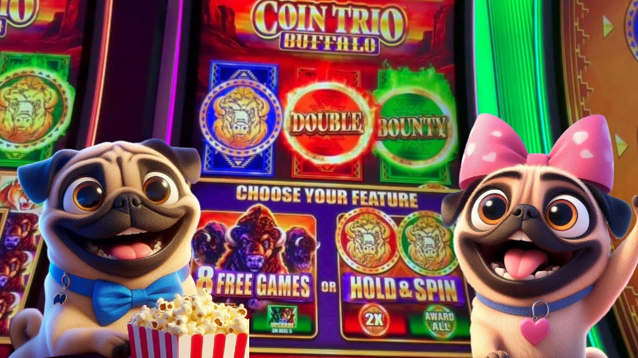 Я сказал: «Вы сделали правильный выбор!» Игровой автомат Coin Trio Buffalo | Азартные мопсы