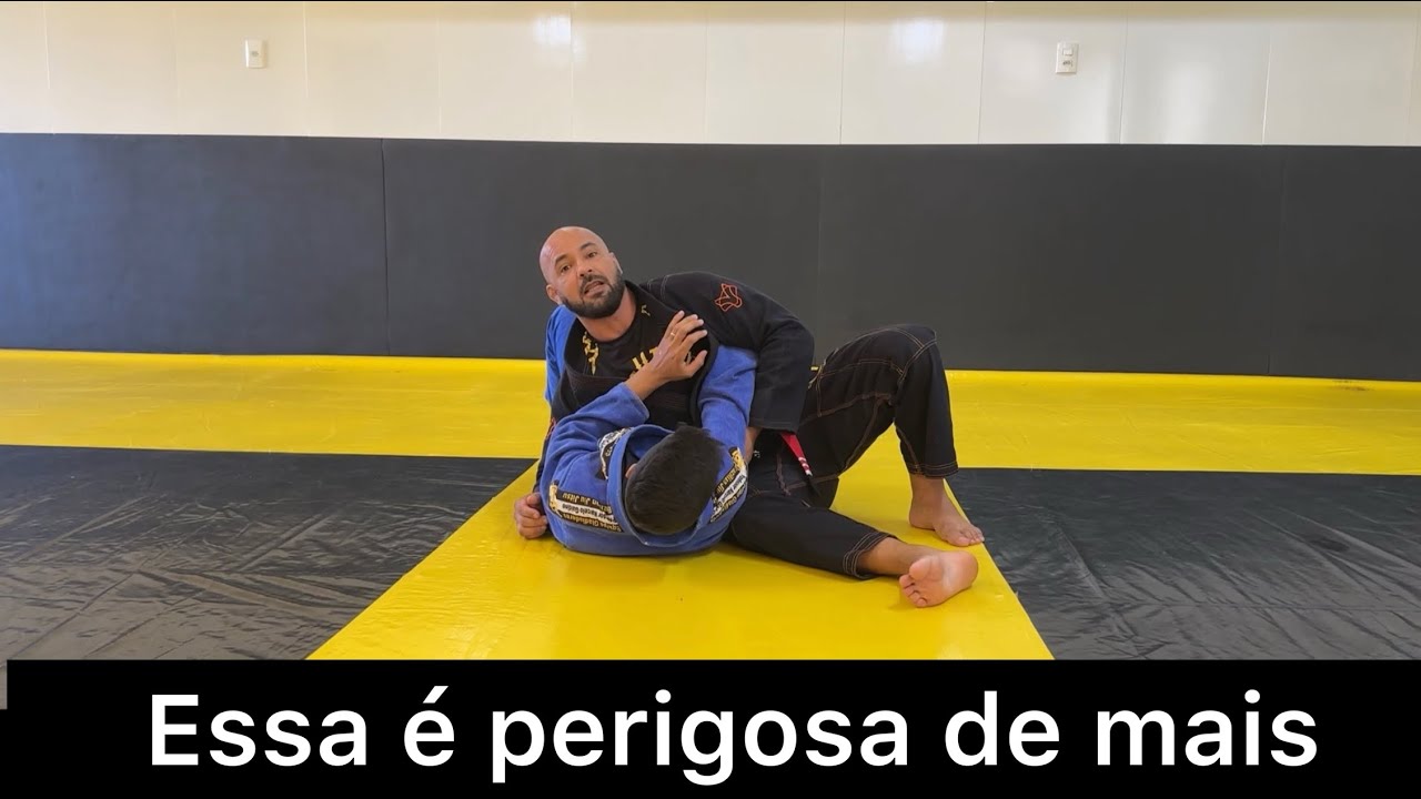 Chave de braço no cem quilos com adaptação pros pesados