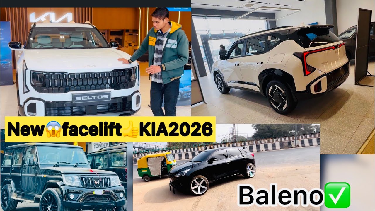 New facelift😱KIA ka बताओ✅कौनसी best है सबसे🤔और bolero ने🚀तो मजा ही बांद दिया #kia #kia2026 #bolero 