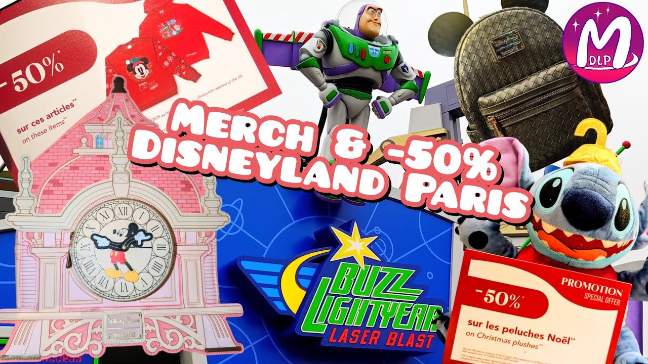 Merch et -50% à Disneyland Paris pour finir 2025 en beauté !