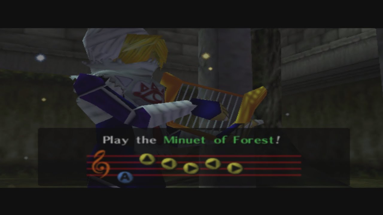 Legend of Zelda Ocarina of Time: Minuet of Forest