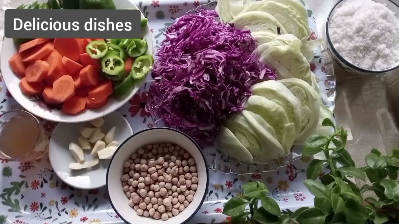 أسهل مخلل خضراوات مشكلة How to prepare mixed vegetable pickles