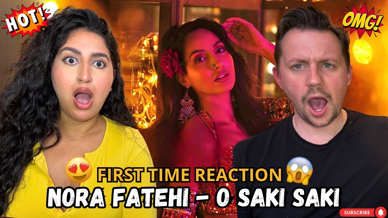 My husband watches O SAKI SAKI for the first time EVER !! Nora Fatehi REACTION/REVIEW