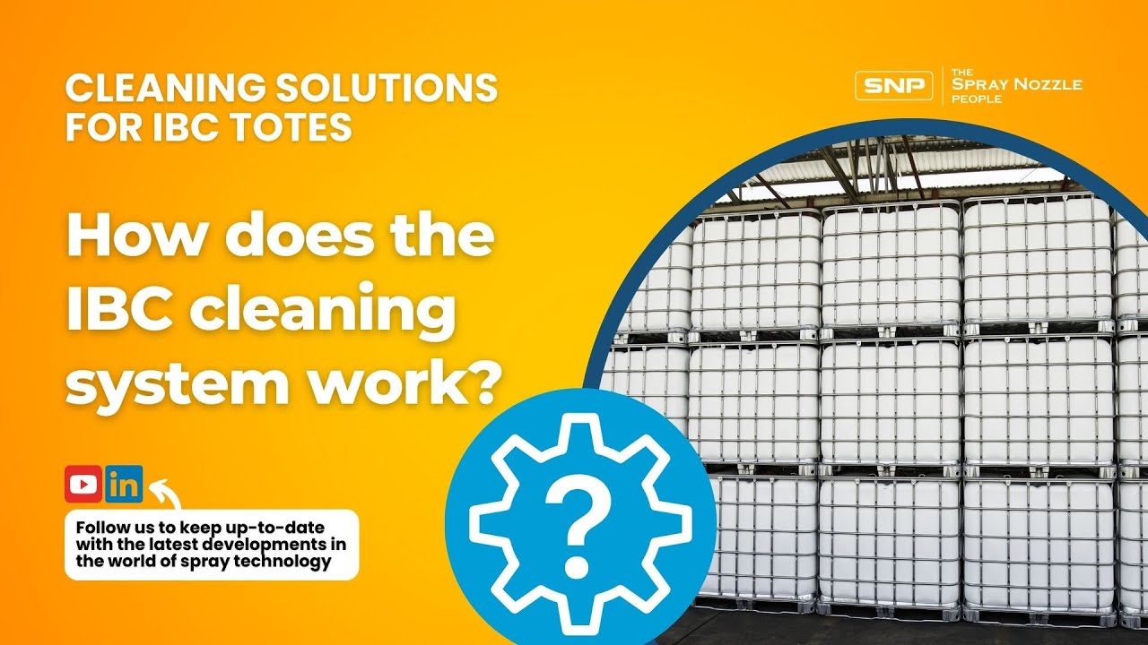 Cleaning solutions for IBC totes: How does the IBC cleaning system work?