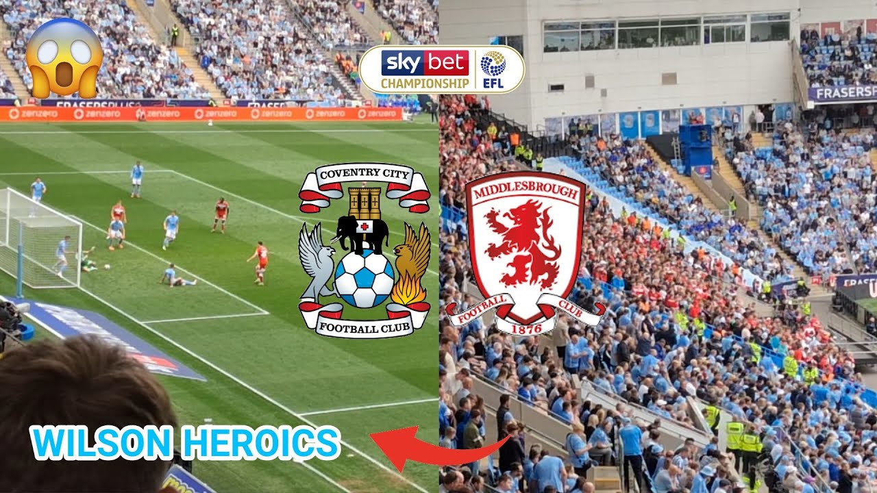 Sky Blue PLAYOFF PARTY As Coventry Beat Middlesbrough | Coventry VS Middlesbrough