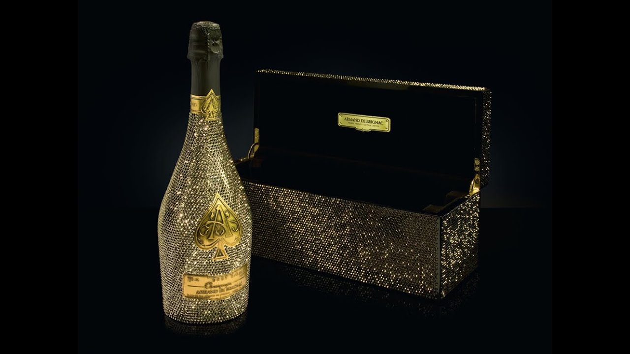 ШАМПАНСКОЕ ARMAND DE BRIGNAC / ЗОЛОТАЯ БУТЫЛКА АРМАН ДЕ БРИГНАК