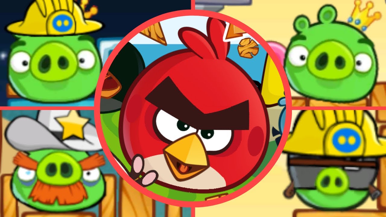 Angry Birds Classic Remake - All Bosses (Luta dos Bosses)