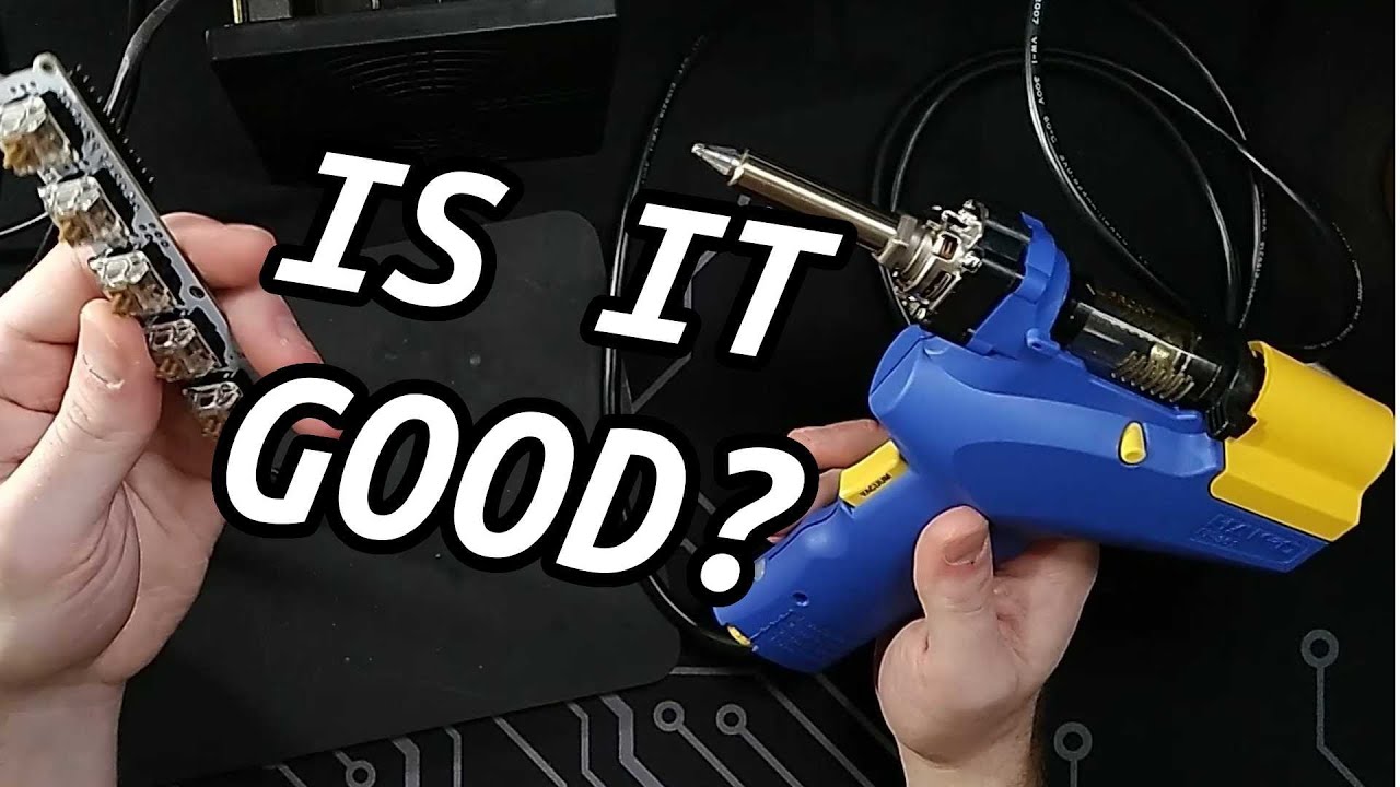 Trying Out That Desoldering Tool I See YouTubers Use. - The Hakko FR-301