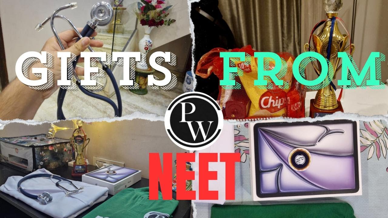 Gifts from PW NEET result celebration 🎉 🥳