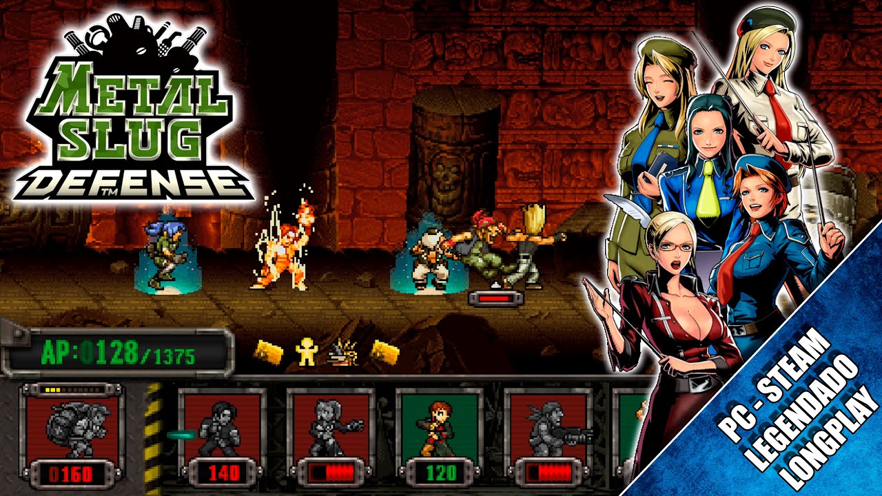 Metal Slug Defense (PC) 【Longplay】