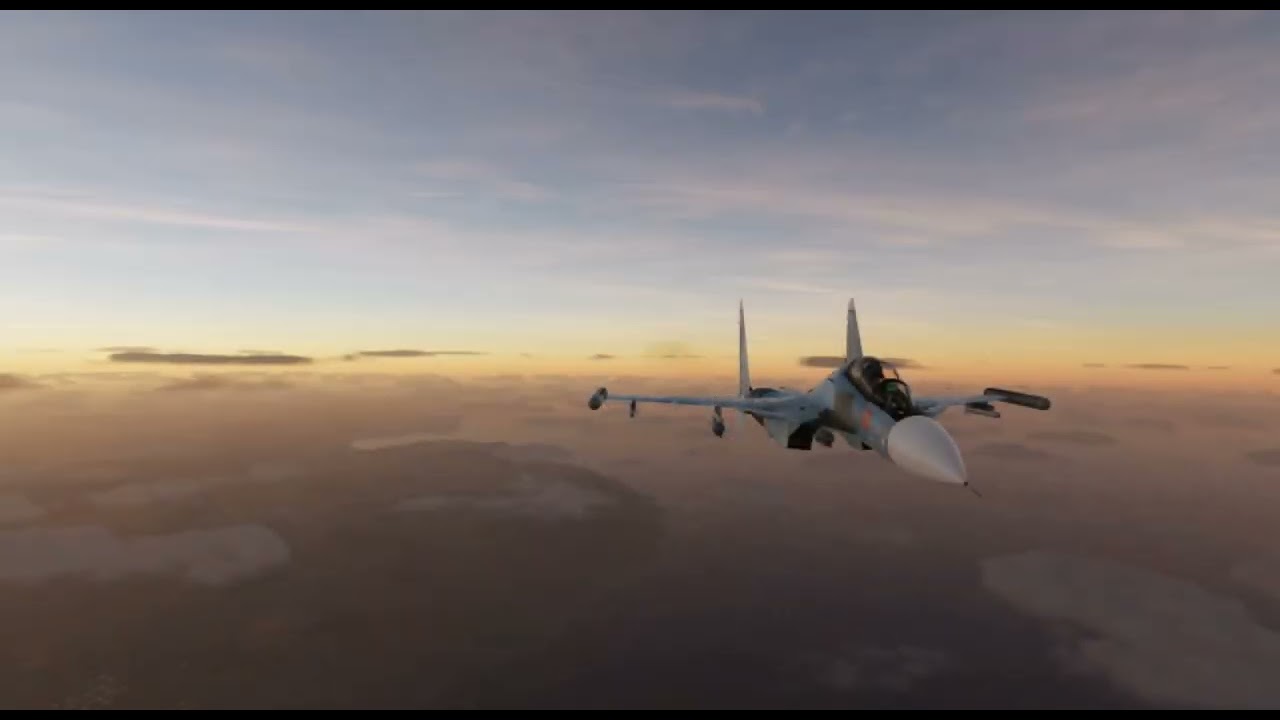 Н. Анисимов. Хочешь научу тебя летать. DCS World cinematic 