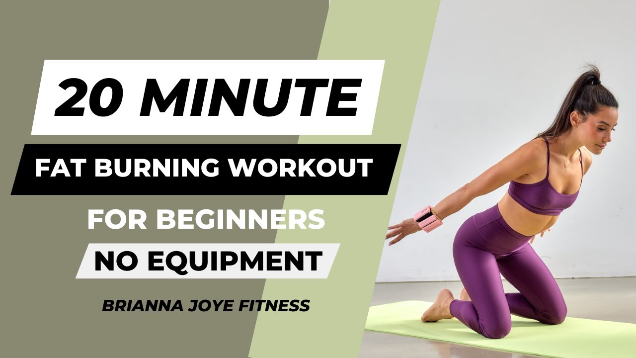 20 Minute Fat Burning Workout for Beginners- No equipment