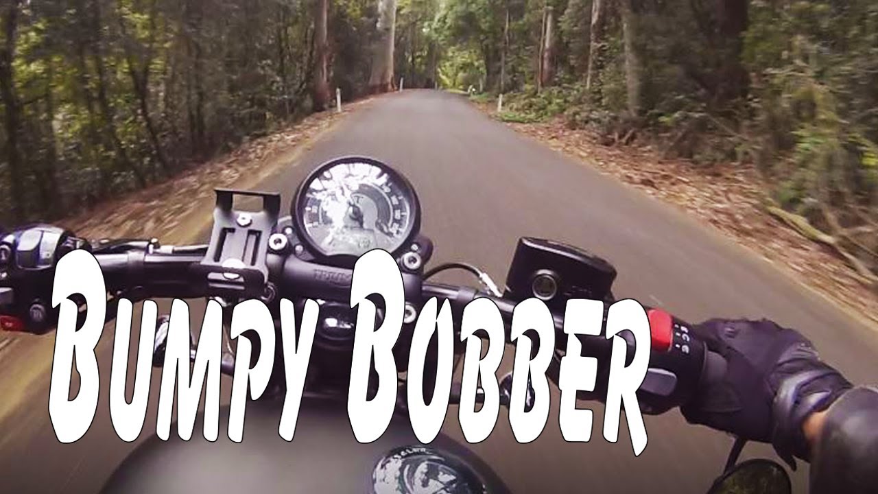 Triumph Bobber Black first proper ride