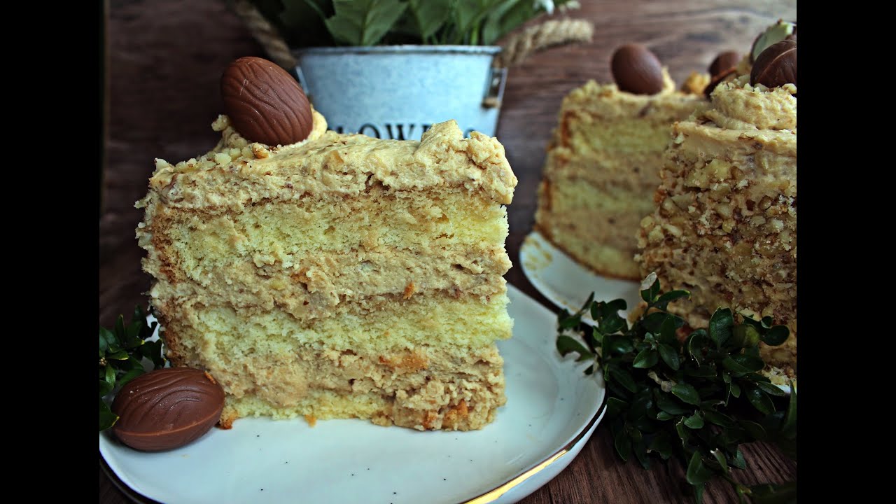 TORT Z MASĄ ORZECHOWĄ