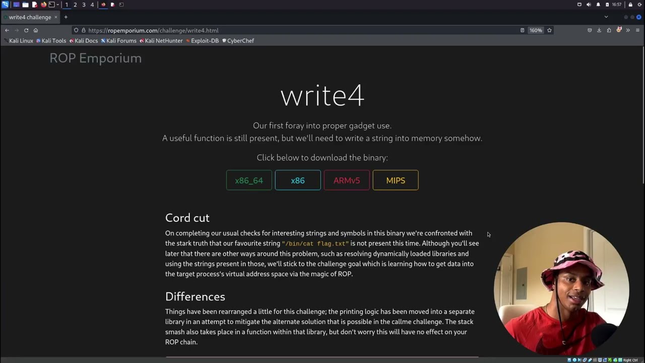 4 - ROP Emporium Walkthroughs - write4 x64