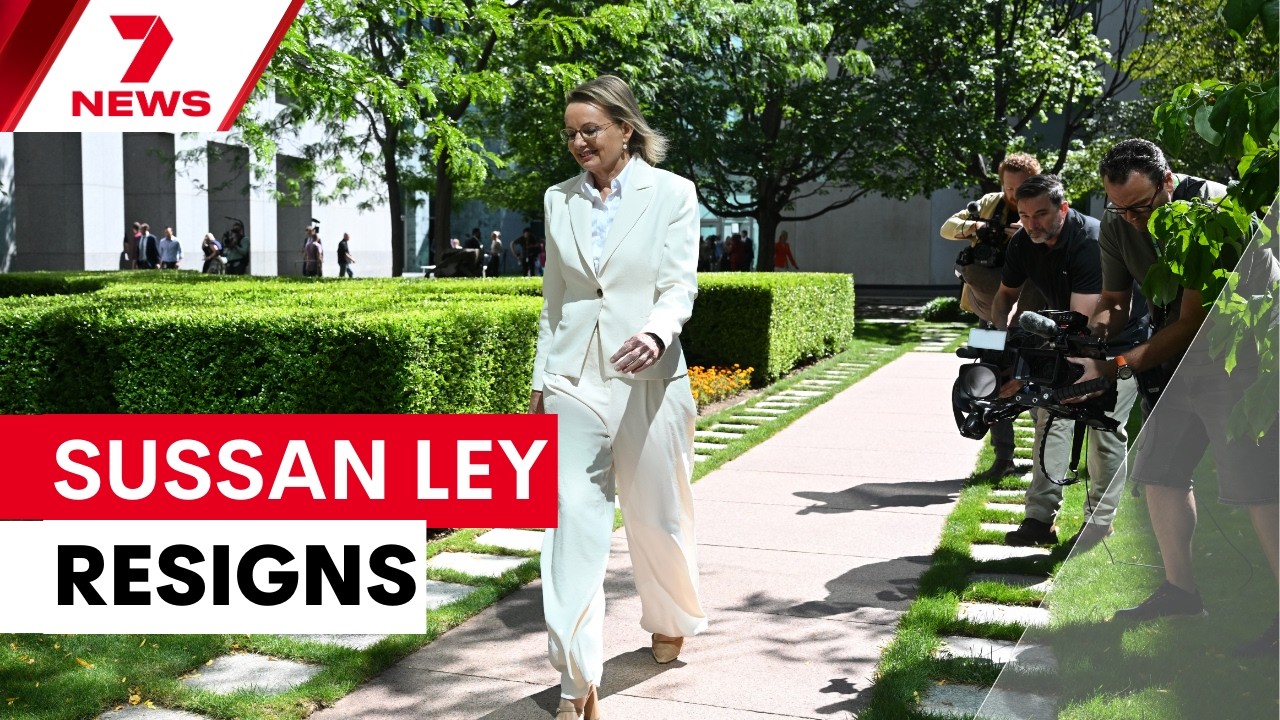 Sussan Ley resigns as Liberal leader after nine months | 7NEWS