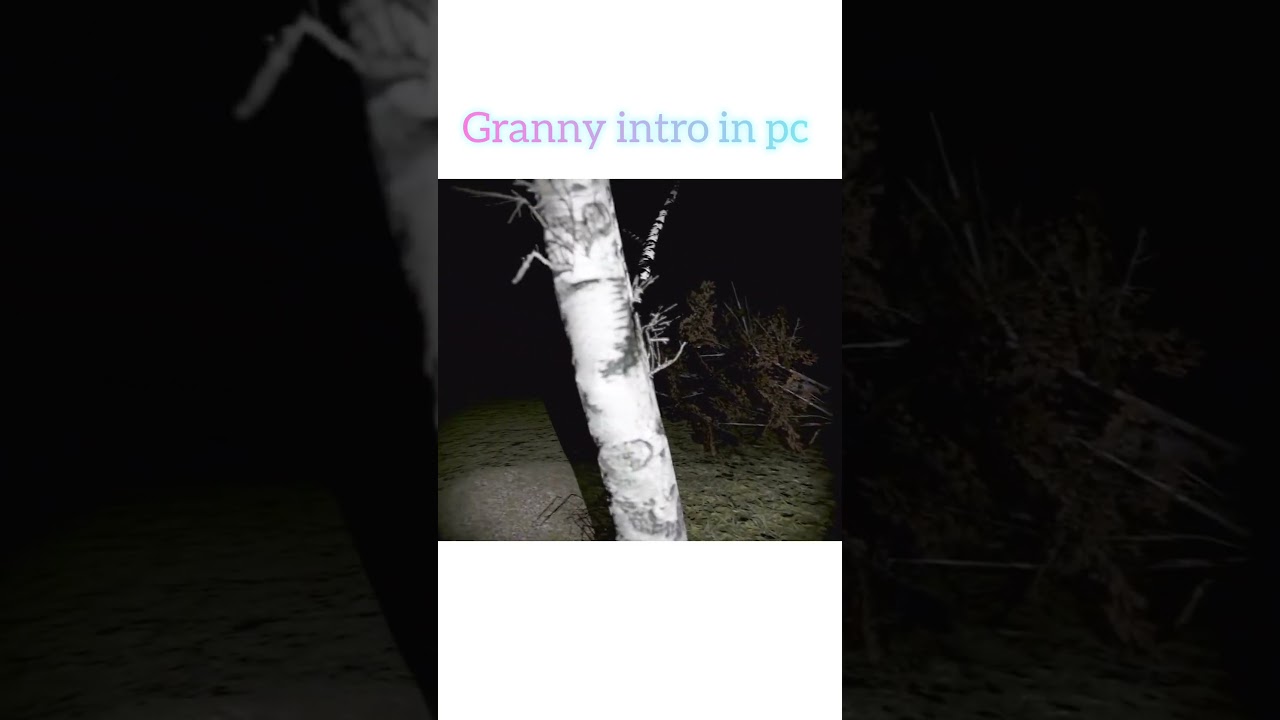 granny chapter 1 intro is soo scary in PC 😱😱😰 #granny #shorts #grannygame  #short