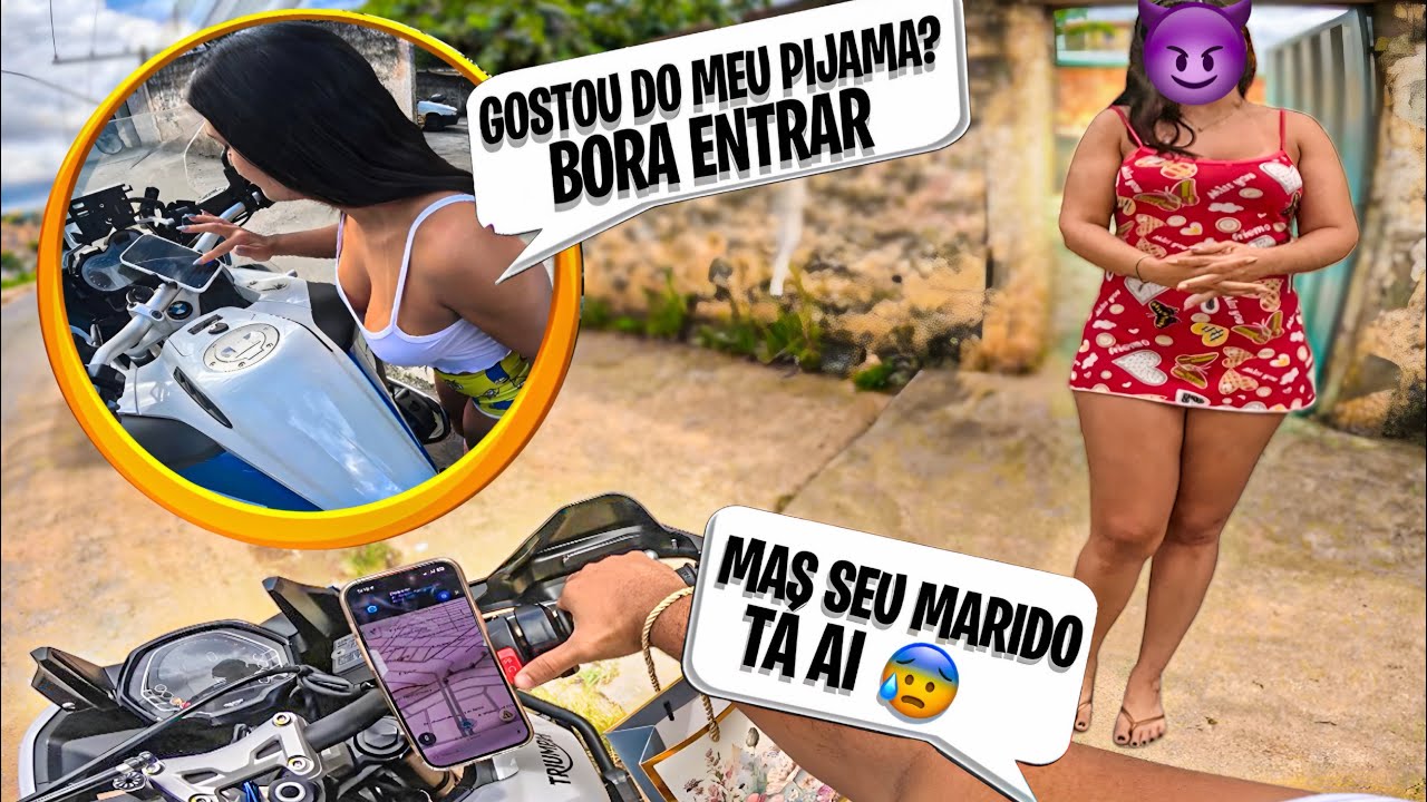 MULHER DE CØRNO ME ATENDEU SÓ DE PIJAMA NA ENTREGA DO IFOOD! GANHEI PRESENTE 