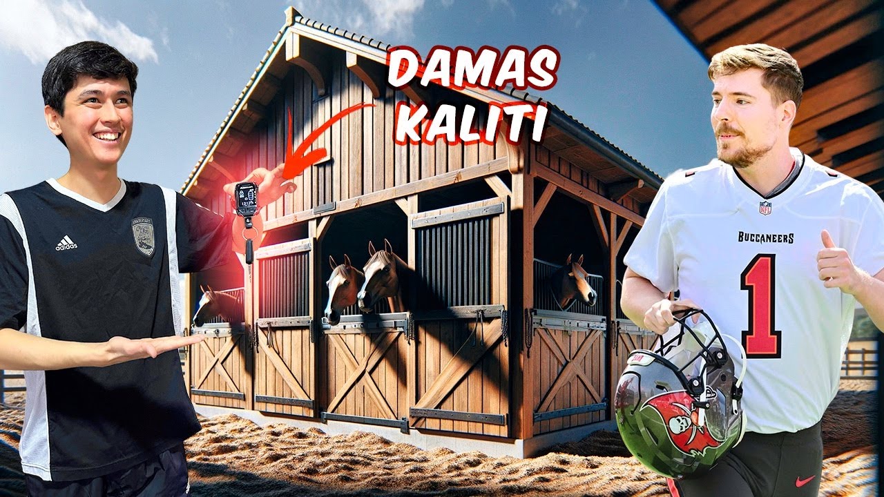 Ot xonada MrBeast usuli Quylamachoq! Yutganga Lamborgini emas Damas 😅