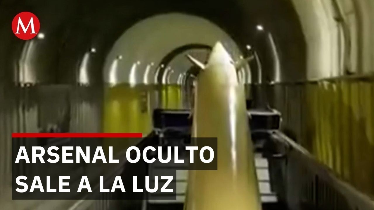 Irán exhibe arsenal de drones enterrados y destaca al Shahed-136B de largo alcance