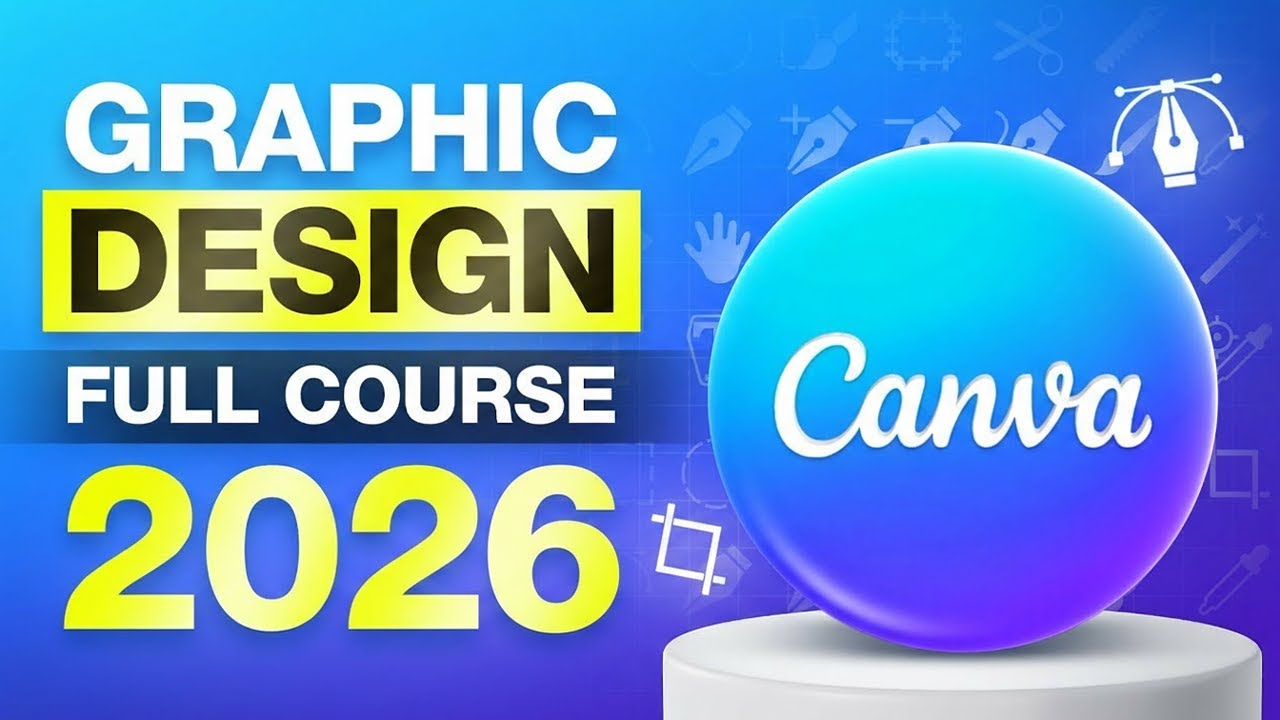 Бесплатный курс графического дизайна 2026 (урок Canva для начинающих)