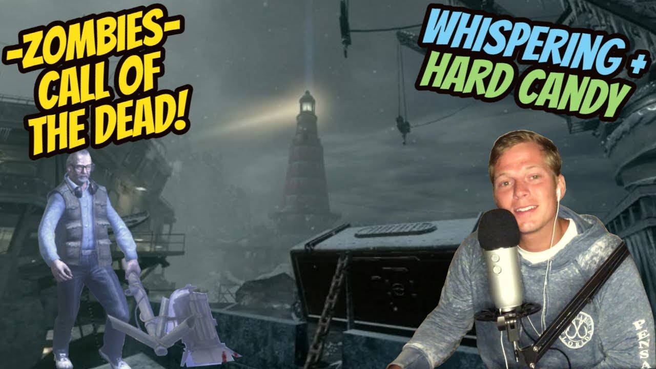 ASMR Gaming: COD Black Ops | Relaxing Zombies Call of the Dead! - Hard Candy & Whisper - TBT ep 72
