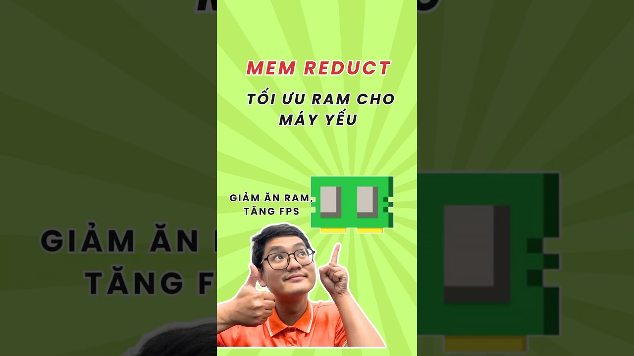 MEM REDUCT ứng dụng tối ưu RAM cho m&aacute;y yếu. #pc #pcgaming #pctips #pctricks