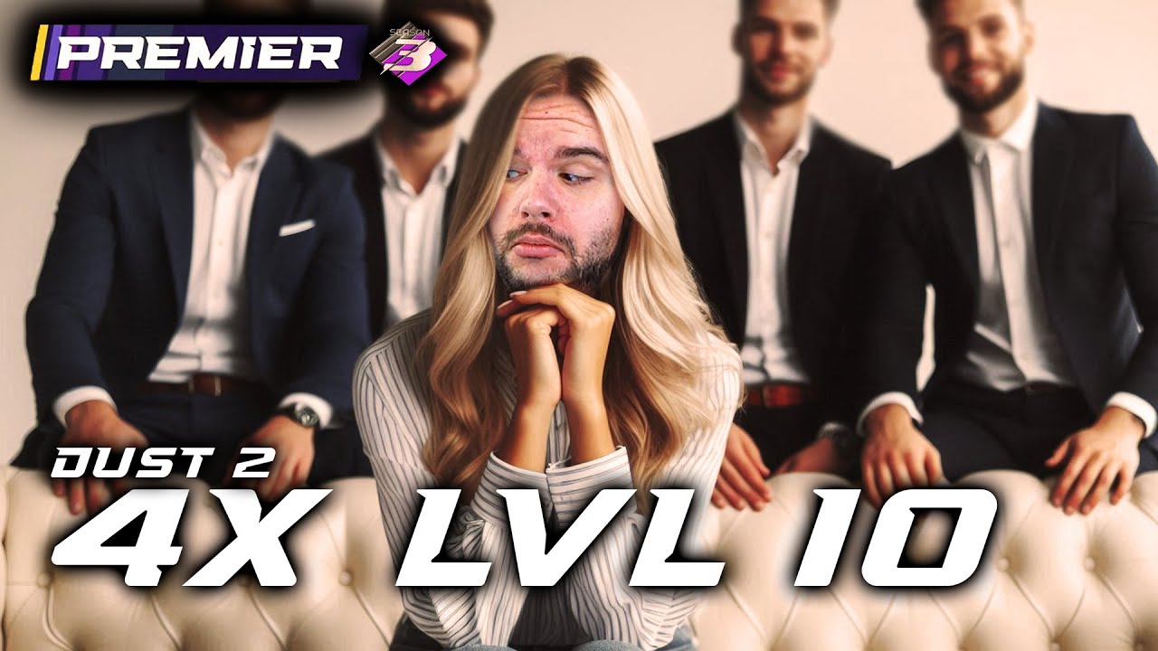 Auf der Elo gegen 4x FaceIT Level 10?! 😁 CS2 MatchMaking Highlight