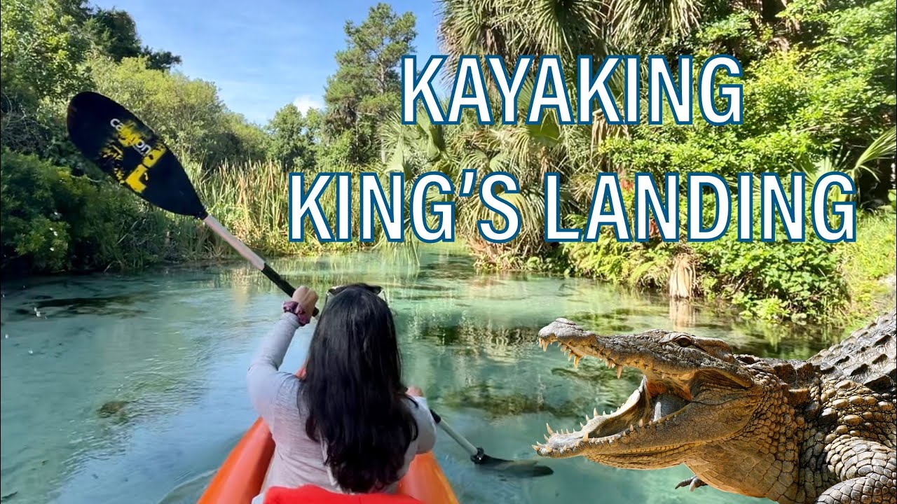 Nearly Paddled Into an ALLIGATOR! | Kayaking in King’s Landing, Florida