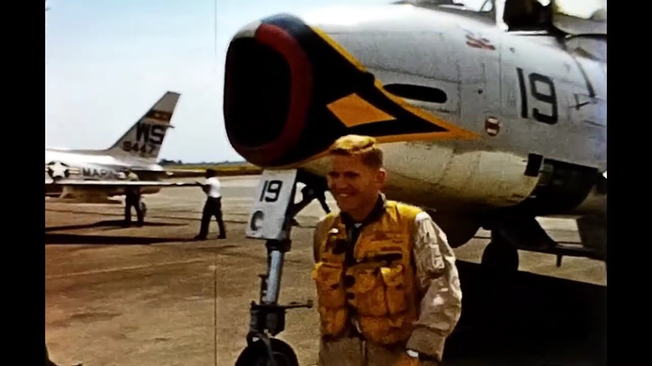 Marine Corps VMF-323 MAG-11 Death Rattlers NAS Atsugi Japan 1958 Flying FJ4-B & F8U-2 NAS Cubi Point