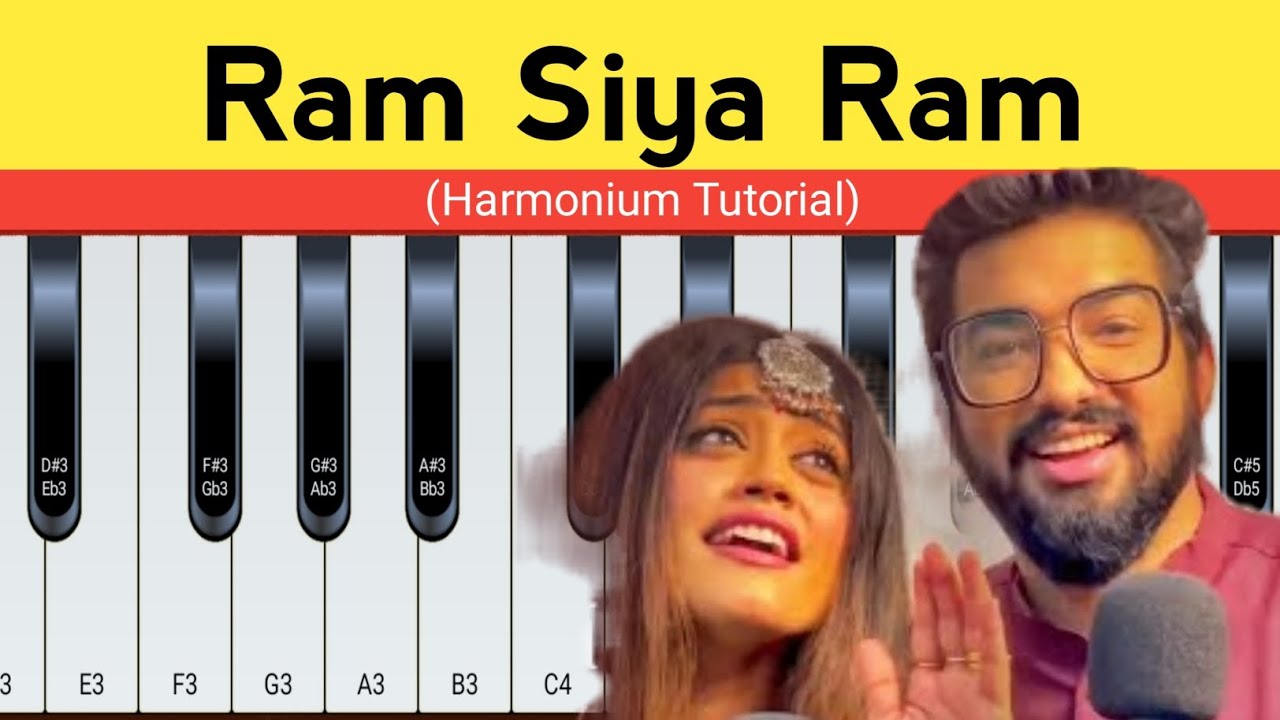 Ram Siya Ram Harmonium Tutorial | Sachet Tondon | Harmonium Tune Master