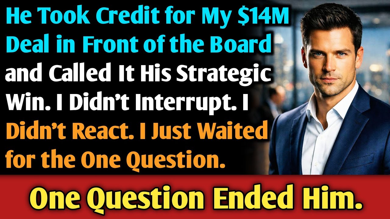 My Boss Took Credit for My $14M Deal — So I Let the Board Expose Him