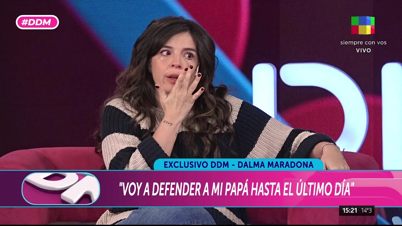 🥺 LA EMOCIÓN DE DALMA MARADONA EN DDM: 