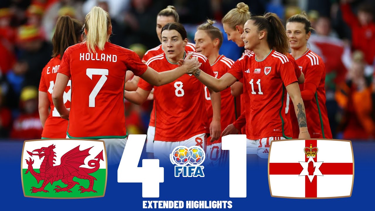 Wales vs Northern Ireland | Highlights | Women's International Friendly 06-04-2023