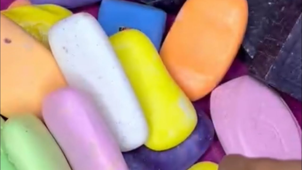 Asmr soap | satisfying soft soap sound 