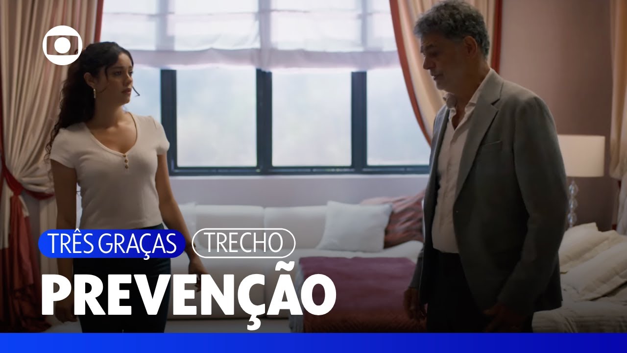 Gerluce conta para Rog&eacute;rio sobre o plano de Ferette e Arminda para mat&aacute;-lo | Tr&ecirc;s Gra&ccedil;as | TV Globo