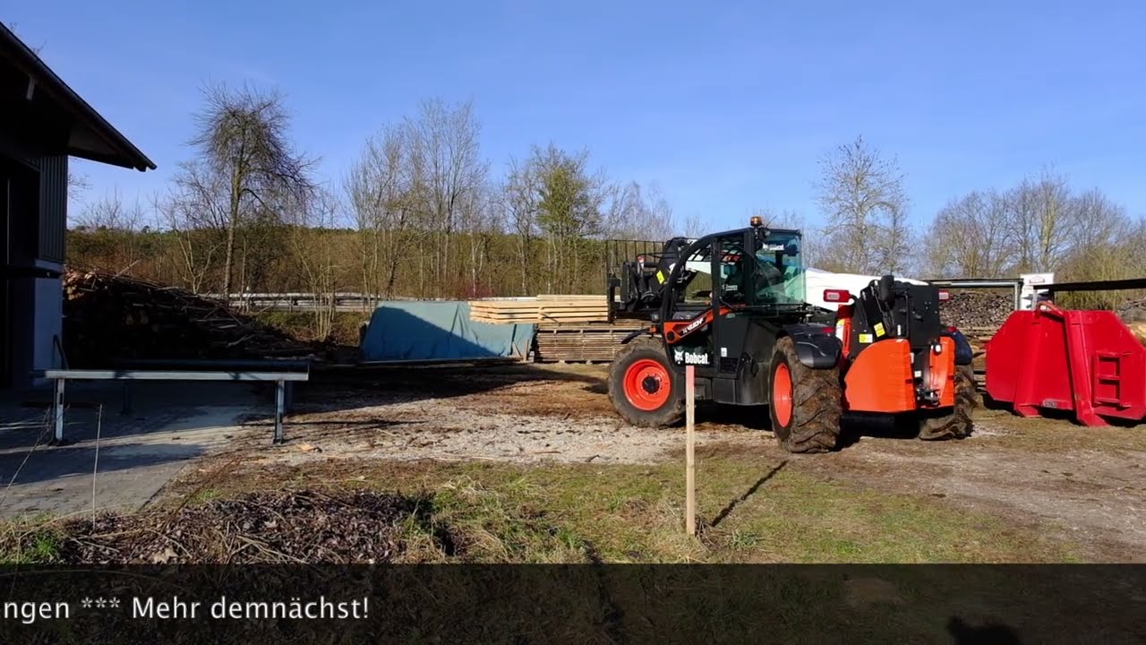 Der Bobcat TL 43.80 HF Agri im Praxiseinsatz