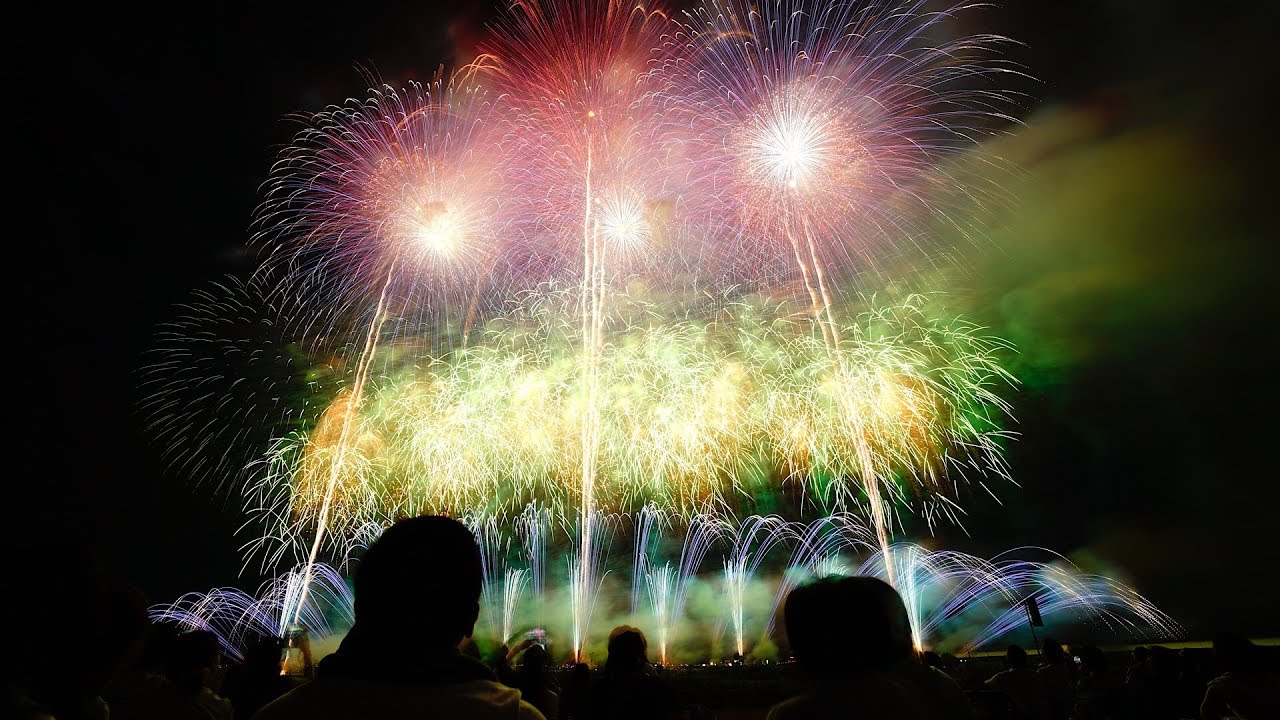 長岡花火 2018 天地人花火 野村花火工業 4K　nagaoka fireworks