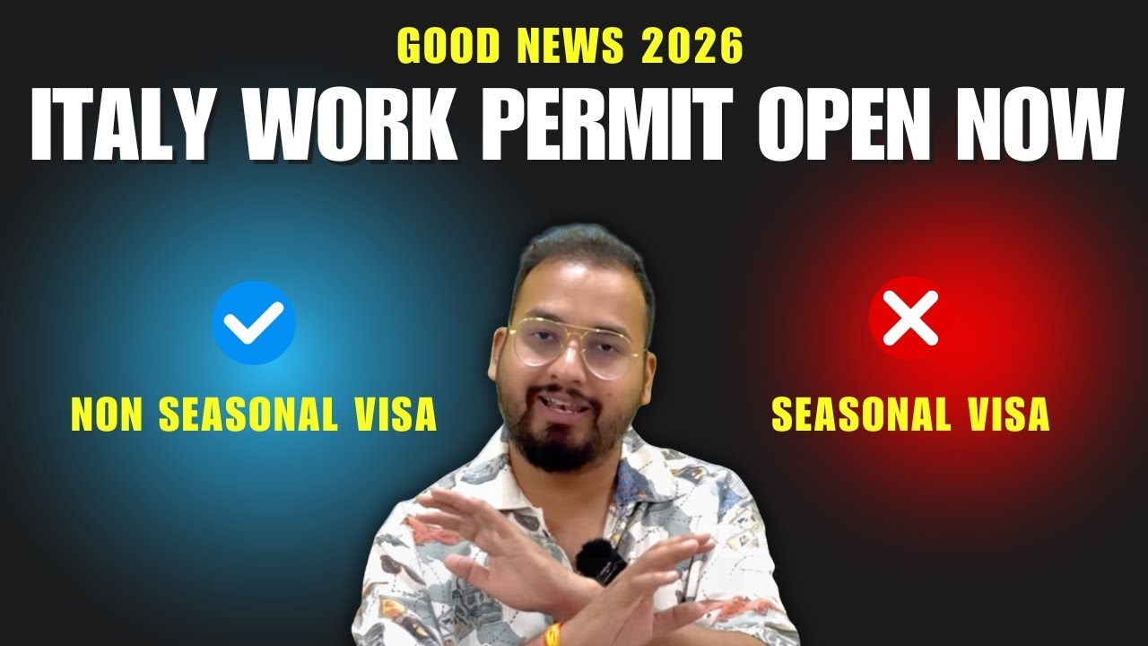 Good News || Italy Work Permit Open 2026 || Decreto Flussi 2026