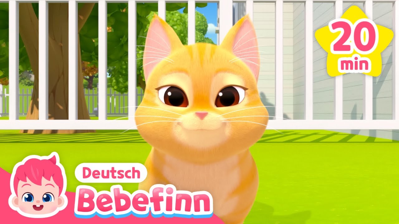 Miau! Boo, die süßeste Katze 🐱 | Mix | Bebefinn Katze | Tierlied | Bebefinn Deutsch - Kinderlieder
