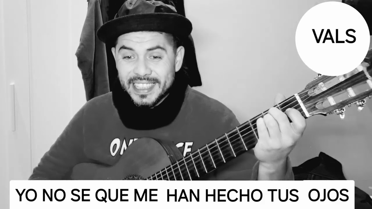 《 YO NO SE QUE ME HAN HECHO TUS OJOS 》 CARLOS GARDEL,COVER,JONI SMART, ENSAYO, GUITARRA Y VOZ