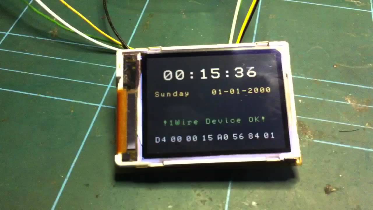 ATXmega256A3B + S65 LCD + DS1990 test