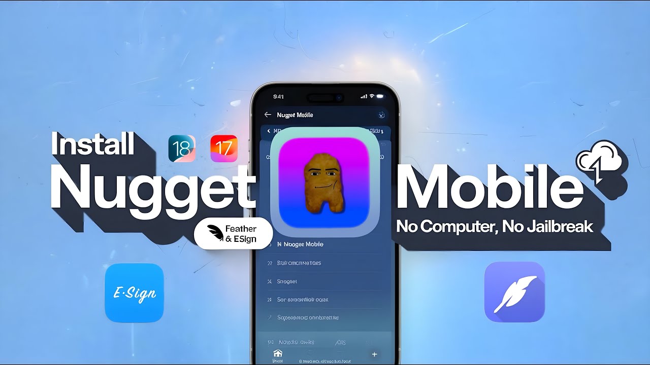 How to install Nugget Mobile on iPhone & iPad no Computer or Jailbreak | install Nugget iOS 17 & 18